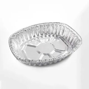 TAPA DE BANDEJA DE ALUMINIO OVALADA