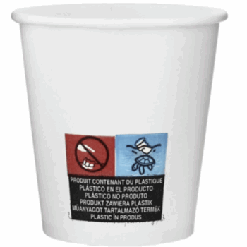 VASO PAPEL BLANCO ECO - 90 ML