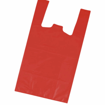 BOLSA CAMISETA - 42x53 ROJO